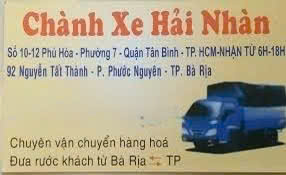 Chành xe Hải Nhàn