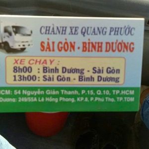 Chành xe Quang Phước