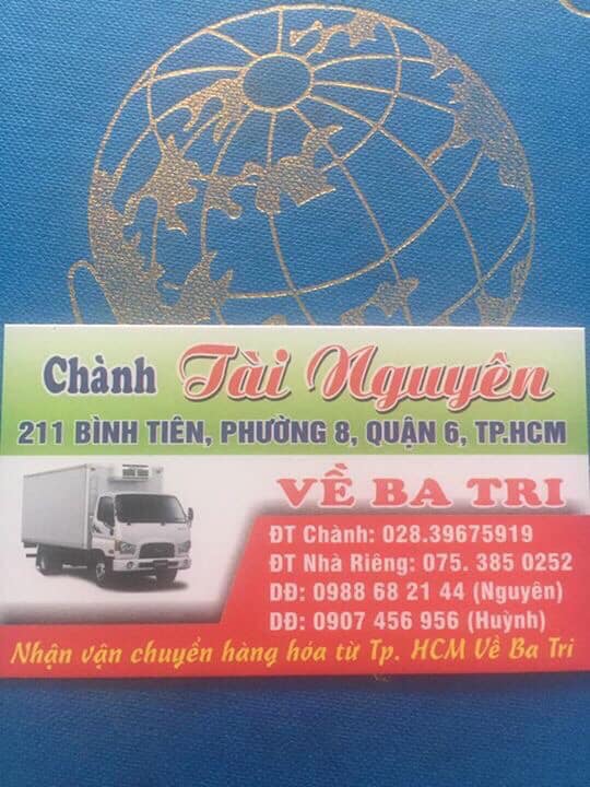 Chành Xe Tài Nguyên