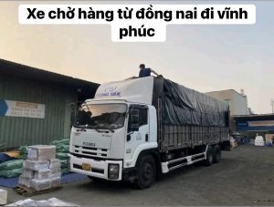 xe tải chởa hàng từ đồng nai đi vĩnh phúc